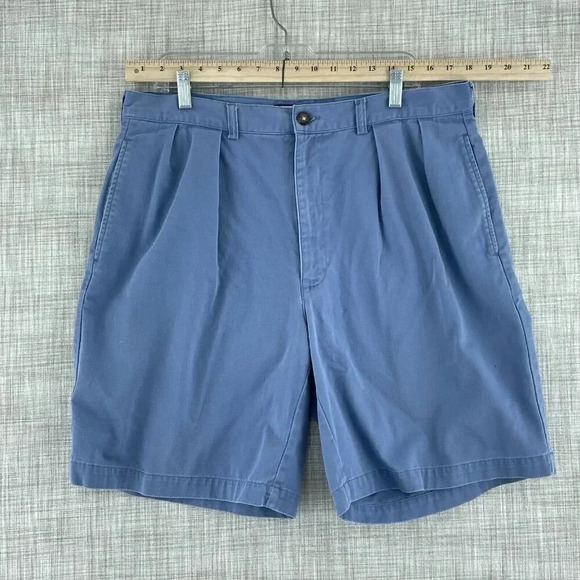 Polo Ralph Lauren Chino Shorts Mens 36 Blue 4278 - Picture 1 of 9